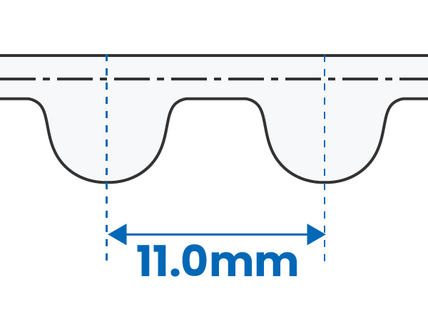 齿形剖面（11.0mm）